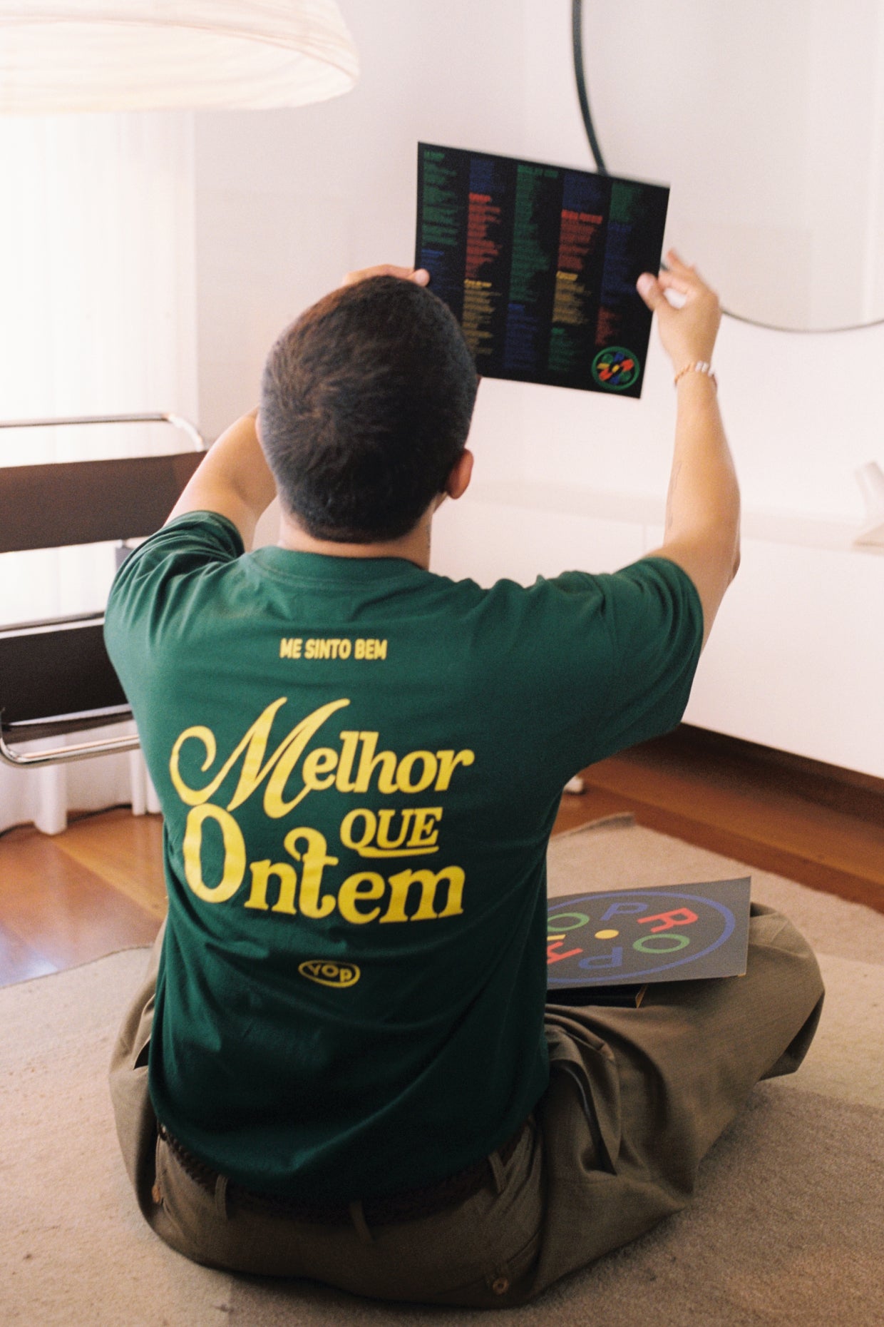 CAMISETA · YOP · MELHOR QUE ONTEM