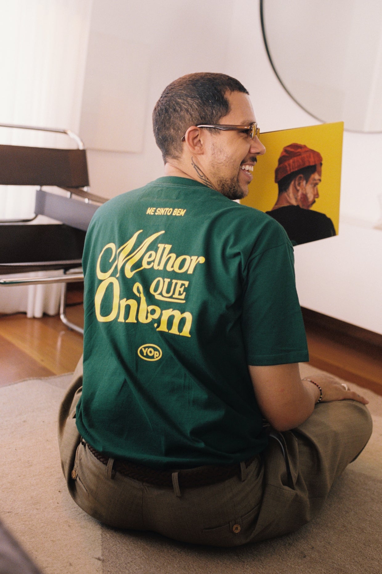 CAMISETA · YOP · MELHOR QUE ONTEM