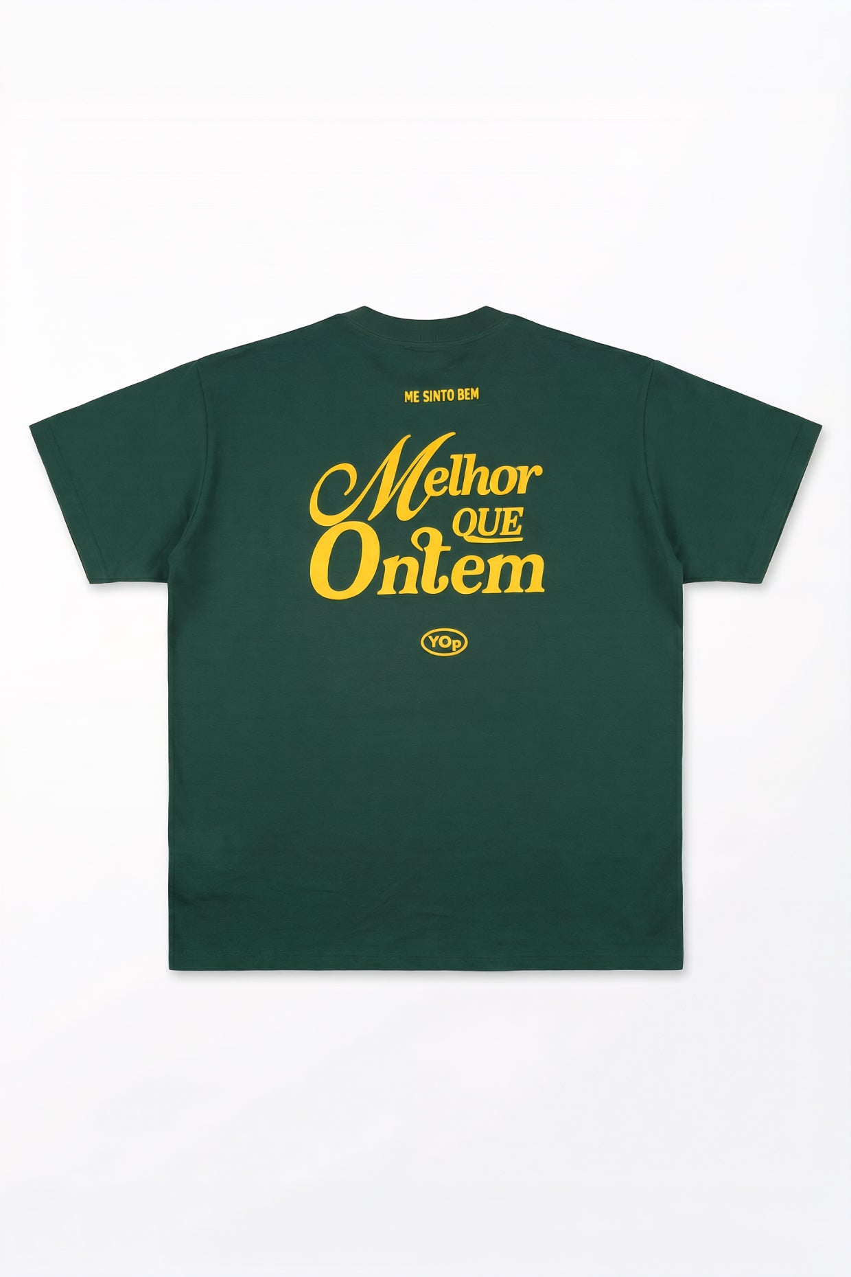 CAMISETA · YOP · MELHOR QUE ONTEM