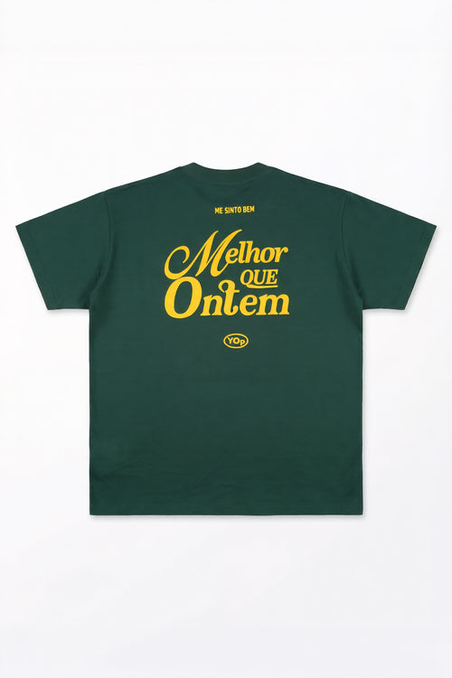 CAMISETA · YOP · MELHOR QUE ONTEM