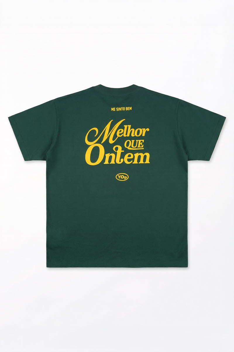 CAMISETA · YOP · MELHOR QUE ONTEM