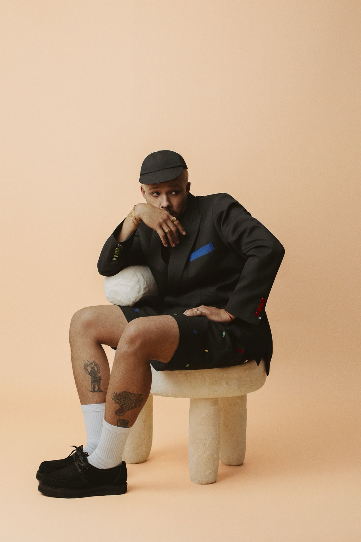 Yago Oproprio com o boné YOP Grammy, foto Gleeson Paulino